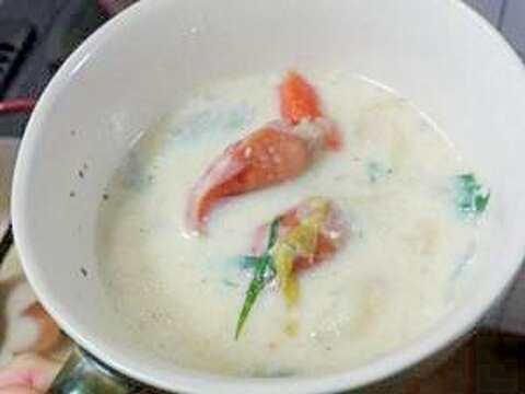 春野菜たっぷりのソイスープ★SOY★豆乳スープ